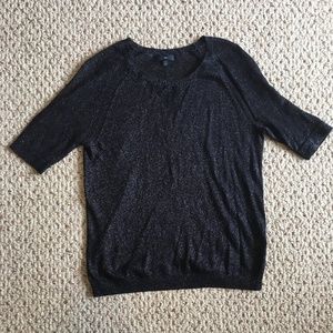 Gap Purple Sparkle Sweater Lightweight XS